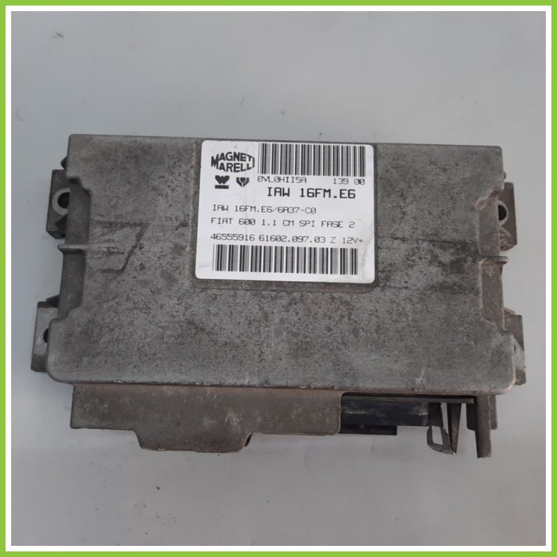 Centralina Motore Iniezione ECU MAGNETI MARELLI IAW16FM.E6 FIAT SEICENTO 1E 1.1 46555916 1998 2005