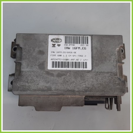 Centralina Motore Iniezione ECU MAGNETI MARELLI IAW16FM.E6 FIAT SEICENTO 1E 1.1 46534753 1998 2005