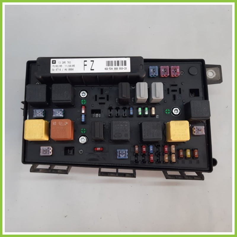 Body Computer Centralina Modulo BCM BSI HELLA 5DK008668-28 OPEL ASTRA A04 1.7 16V 13205783 2004 2011