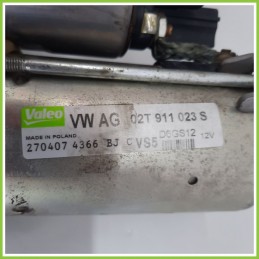 Motorino Avviamento VALEO D6GS12 VOLKSWAGEN GOLF 1K 02T911023S