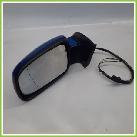 Specchio Specchietto Retrovisore Sinistro SX AZZURRO PEUGEOT 307 2005 2008 Originale Usato