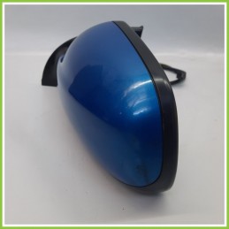 Specchio Specchietto Retrovisore Sinistro SX AZZURRO PEUGEOT 307 2005 2008 Originale Usato