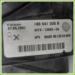 Faro Fanale Proiettore Anteriore Destro DX VISTEON VOLKSWAGEN GOLF 1K 1K6941006N Usato