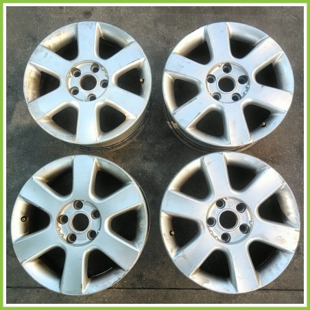 Cerchi in Lega VOLKSWAGEN Golf 5 16 pollici 16" 6.5J 5x112 ET 50 4pz originali usati