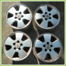 Cerchi in Lega OPEL Astra G 15 pollici 15" 6.0J 5x110 ET 49 4pz originali usati