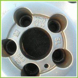 Cerchi in Lega OPEL Zafira 15 pollici 15" 6.0J 5x110 ET 43 4pz originali usati