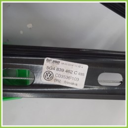Alzacristalli Alzavetro Elettrico Posteriore Destro DX VOLKSWAGEN GOLF 5 Porte 5Q0959812 2012 2017 BOSCH 0130822684