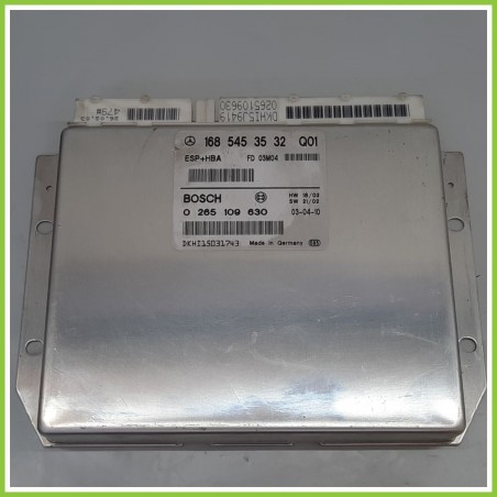 Centralina Controllo Elettronico Stabilita ESP+HBA BOSCH 0265109630 MERCEDES-BENZ Classe A W168 1685453532 2001 2004