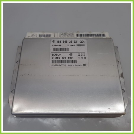Centralina Controllo Elettronico Stabilita ESP+HBA BOSCH 0265109630 MERCEDES-BENZ Classe A W168 CDI 1685453532 2001 2004