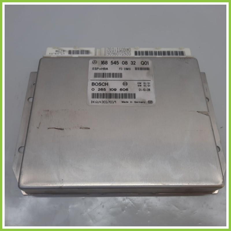 Centralina Controllo Elettronico Stabilita ESP+HBA BOSCH 0265109606 MERCEDES-BENZ Classe A W168 1685450832 2001 2004