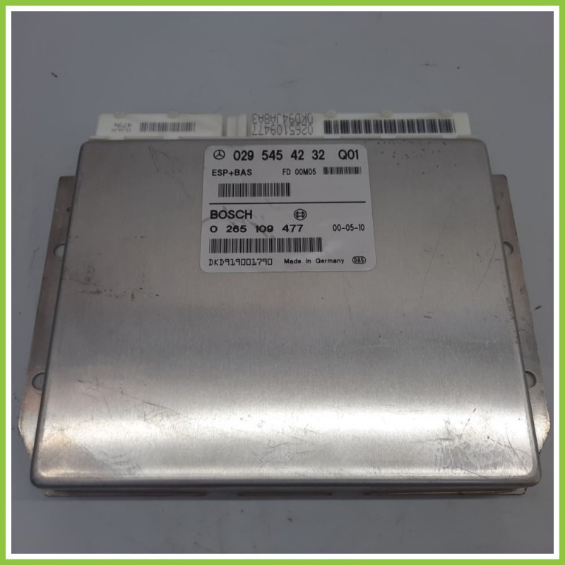Centralina Controllo Elettronico Stabilita ESP+BAS BOSCH 0265109477 MERCEDES-BENZ Classe A W168 CDI 0295454232 1997 2001