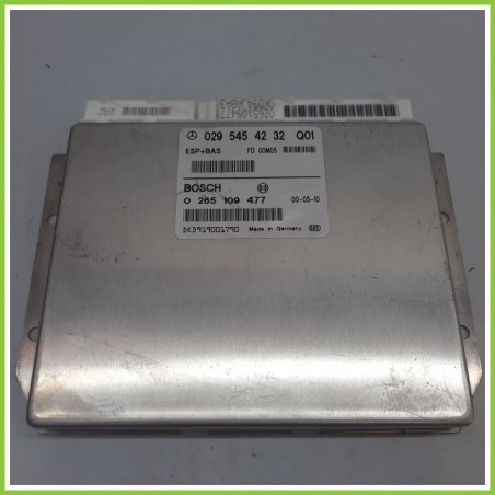 Centralina Controllo Elettronico Stabilita ESP+BAS BOSCH 0265109477 MERCEDES-BENZ Classe A W168 CDI 0295454232 1997 2001