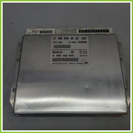 Centralina Controllo Elettronico Stabilita ESP+HBA BOSCH 0265109630 MERCEDES-BENZ Classe A W168 1685453532 2001 2004