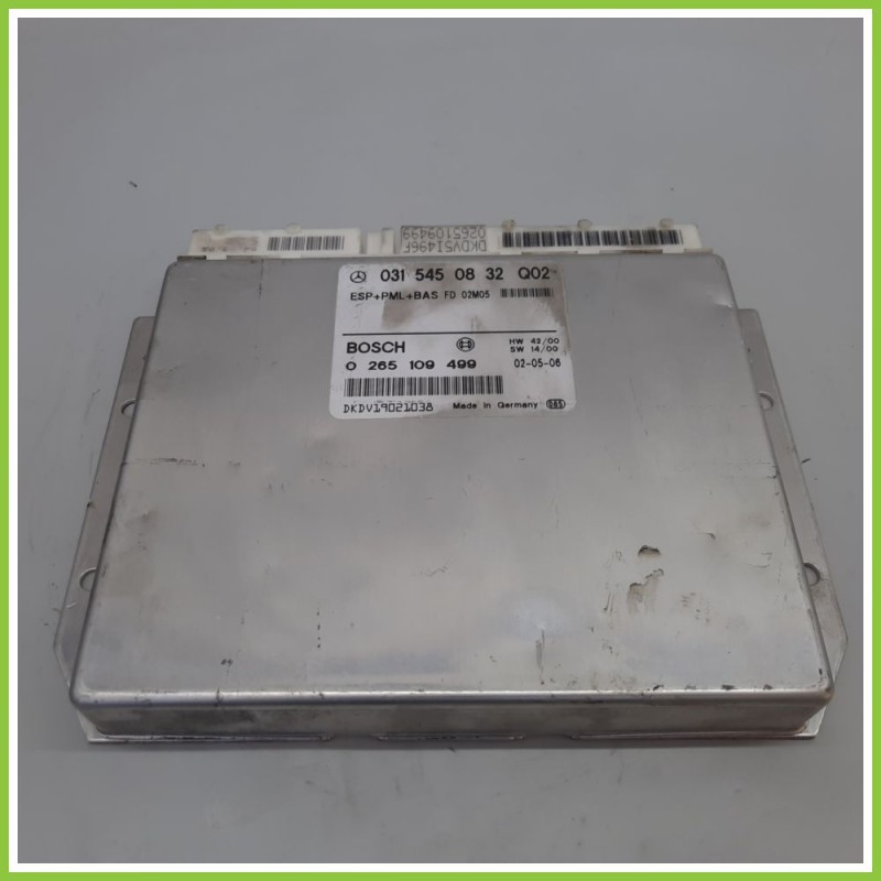 Centralina Controllo Elettronico Stabilita ESP+PML+BAS BOSCH 0265109499 MERCEDES-BENZ Classe E W/S210 CDI 0315450832 1999