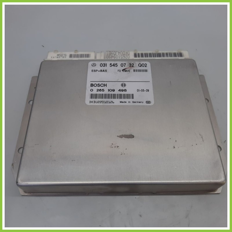 Centralina Controllo Elettronico Stabilita ESP+BAS BOSCH 0265109498 MERCEDES-BENZ Classe E W/S210 CDI 0315450732 1999 2003