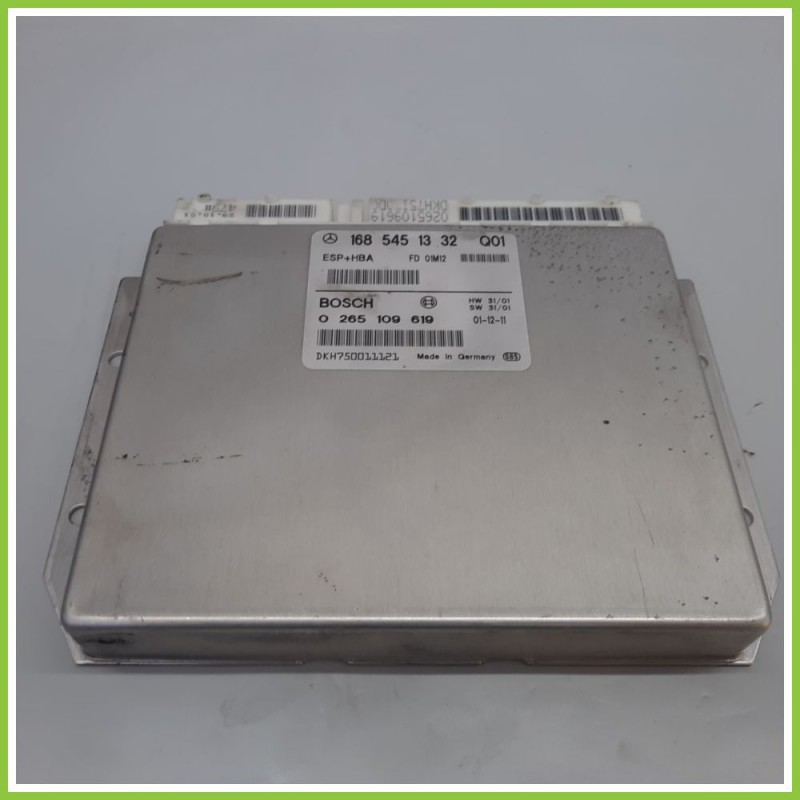 Centralina Controllo Elettronico Stabilita ESP+HBA BOSCH 0265109619 MERCEDES-BENZ Classe A W168 CDI 1685451332 2001 2004