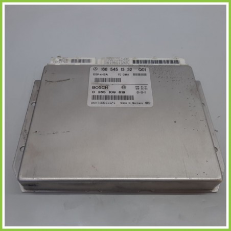 Centralina Controllo Elettronico Stabilita ESP+HBA BOSCH 0265109619 MERCEDES-BENZ Classe A W168 CDI 1685451332 2001 2004