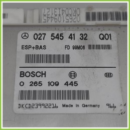 Centralina Controllo Elettronico Stabilita ESP+BAS BOSCH 0265109445 MERCEDES-BENZ Classe A W168 0275454132 1997 2001