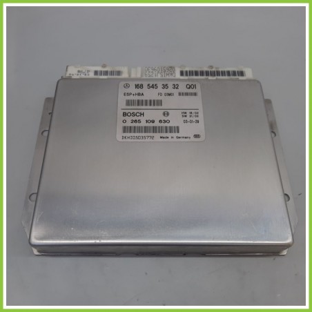 Centralina Controllo Elettronico Stabilita ESP+HBA BOSCH 0265109630 MERCEDES-BENZ Classe A W168 CDI 1685453532 2001 2004