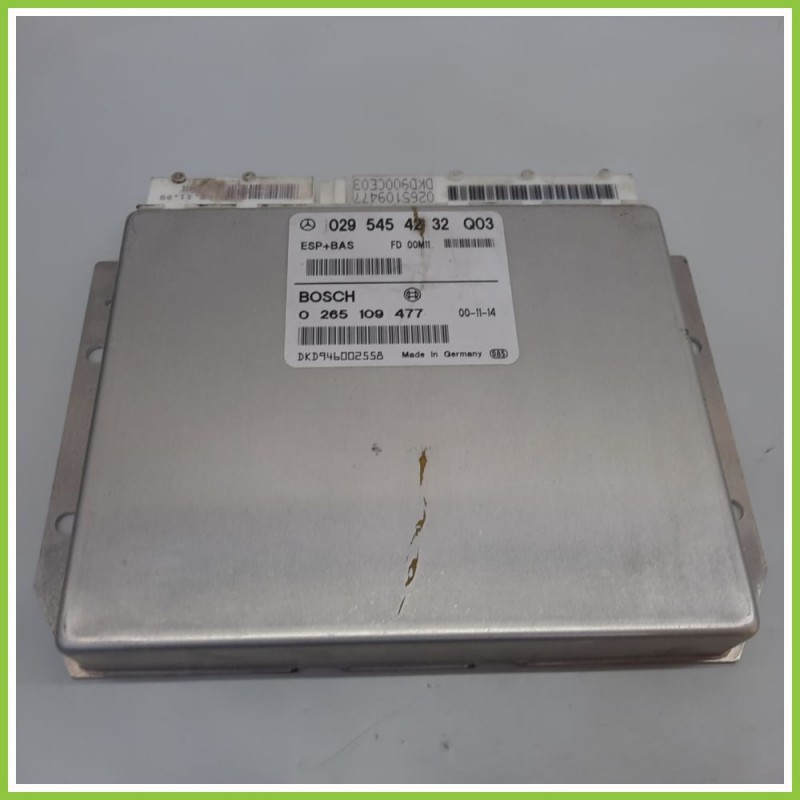 Centralina Controllo Elettronico Stabilita ESP+BAS BOSCH 0265109477 MERCEDES-BENZ Classe A W168 0295454232 1997 2001