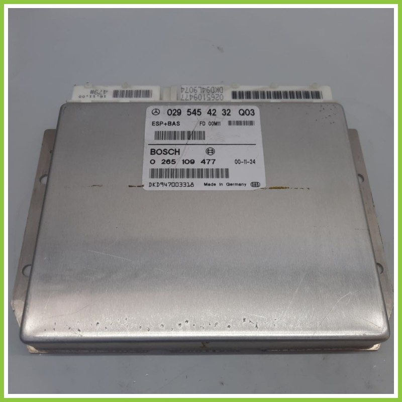 Centralina Controllo Elettronico Stabilita ESP+BAS BOSCH 0265109477 MERCEDES-BENZ Classe A W168 0295454232 1997 2001