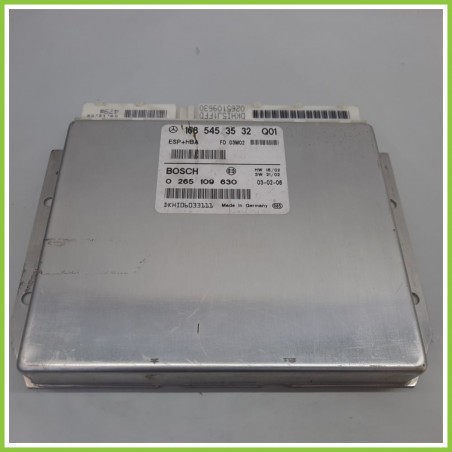 Centralina Controllo Elettronico Stabilita ESP+HBA BOSCH 0265109630 MERCEDES-BENZ Classe A W168 1685453532 2001 2004