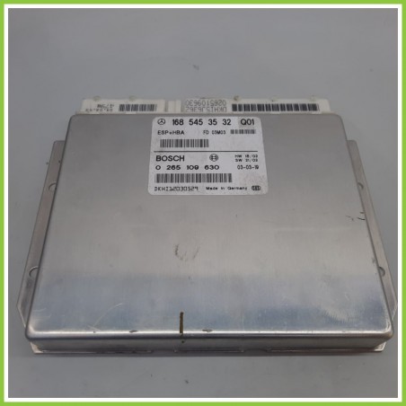 Centralina Controllo Elettronico Stabilita ESP+HBA BOSCH 0265109630 MERCEDES-BENZ Classe A W168 CDI 1685453532 2001 2004