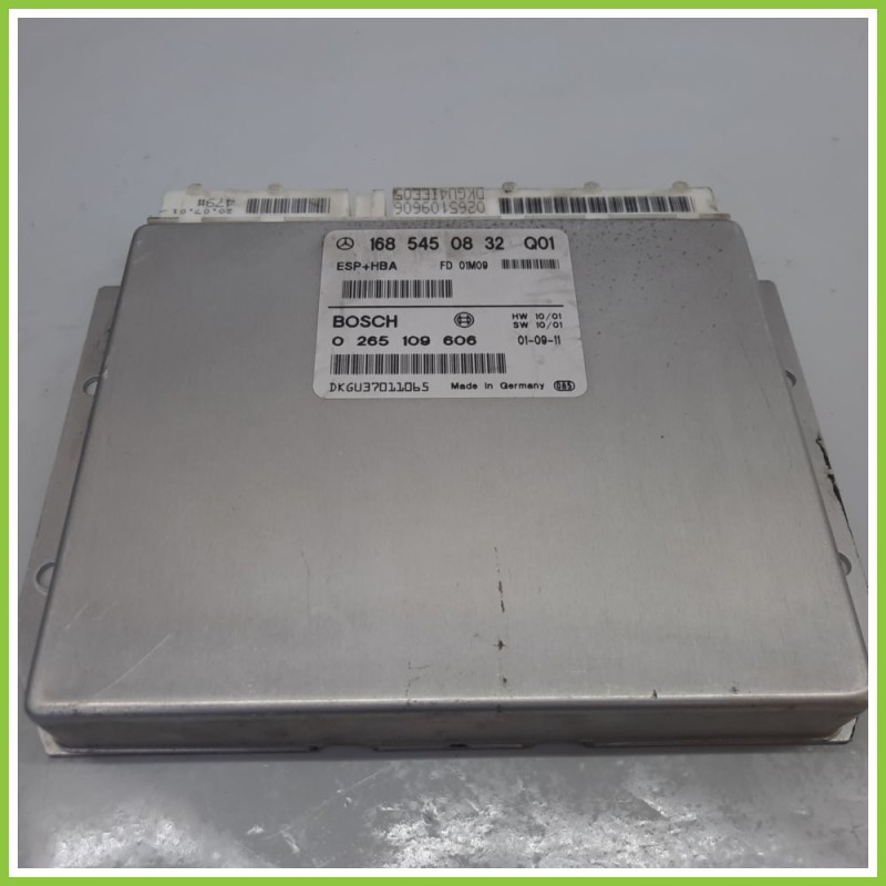 Centralina Controllo Elettronico Stabilita ESP+HBA BOSCH 0265109606 MERCEDES-BENZ Classe A W168 CDI 1685458032 2001 2004