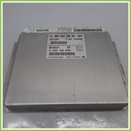 Centralina Controllo Elettronico Stabilita ESP+HBA BOSCH 0265109606 MERCEDES-BENZ Classe A W168 CDI 1685458032 2001 2004
