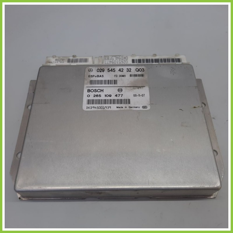 Centralina Controllo Elettronico Stabilita ESP+BAS BOSCH 0265109477 MERCEDES-BENZ Classe A W168 0295454232 2001 2004