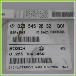 Centralina Controllo Elettronico Stabilita ESP+BAS BOSCH 0265109459 MERCEDES-BENZ Classe A W168 0285452632 1997 2001