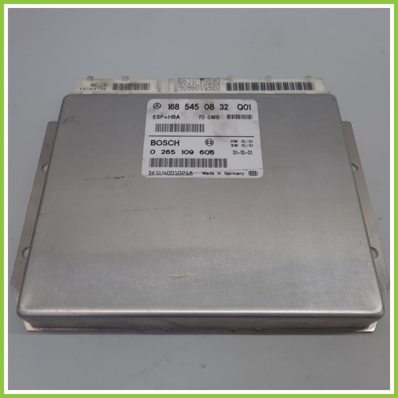 Centralina Controllo Elettronico Stabilita ESP+HBA BOSCH 0265109606 MERCEDES-BENZ Classe A W168 1685450832 2001 2004