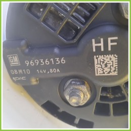 Alternatore KDAC 08M10 CHEVROLET (DAEWOO) AVEO T250 96936136