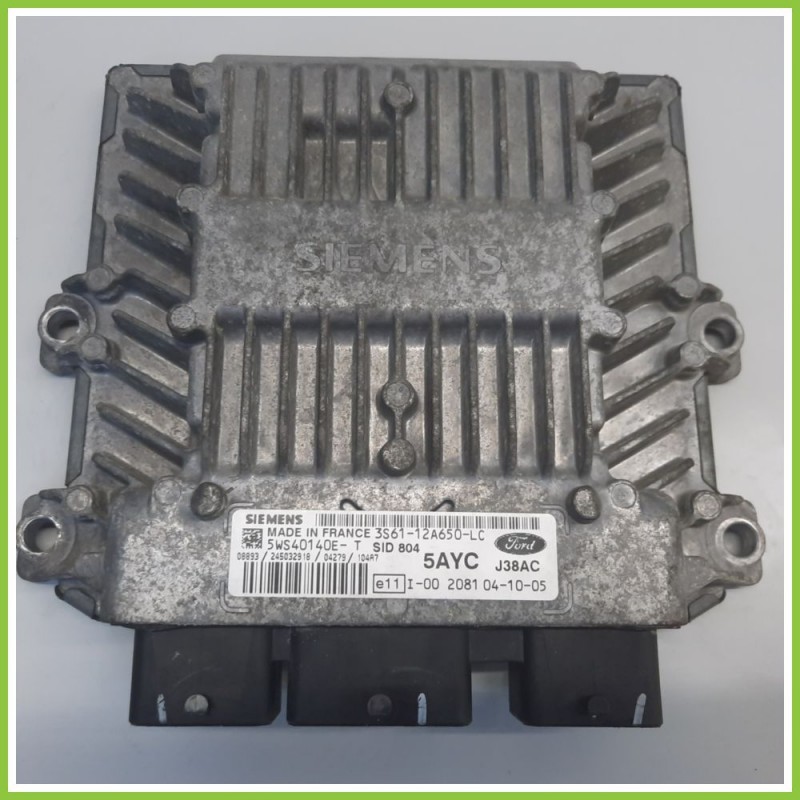Centralina Motore Iniezione ECU SIEMENS 5W4010E-T FORD FUSION CBK 1.4 3S61-12A650-LC 2002 2011