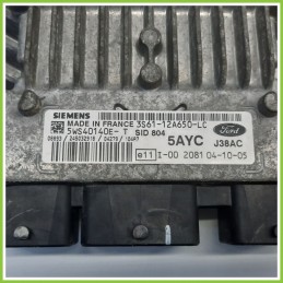 Centralina Motore Iniezione ECU SIEMENS 5W4010E-T FORD FUSION CBK 1.4 3S61-12A650-LC 2002 2011