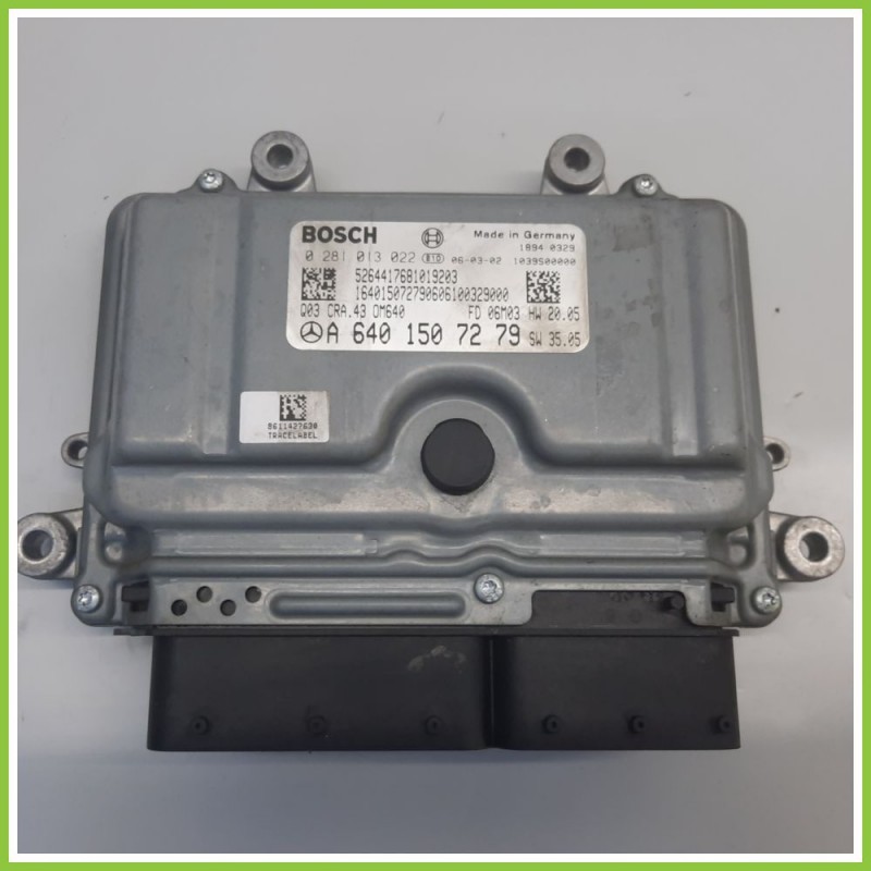 Centralina Motore Iniezione ECU BOSCH 0281013022 MERCEDES-BENZ Classe A W/C169 CDI A6401507279 2004 2013