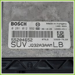 Centralina Motore Iniezione ECU BOSCH 0281012992 FIAT SEDICI 3B 1.9 MJT 55204652 2006 2011
