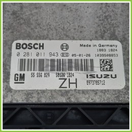 Centralina Motore Iniezione ECU BOSCH 0281011943 OPEL ASTRA A04 1.7 16V 55556829 2004 2011