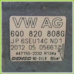 Compressore Clima AC Aria Condizionata DENSO JP6SEU14C VOLKSWAGEN POLO 6R 6Q0820808G