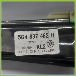Alzacristalli Alzavetro Elettrico Anteriore Destro DX VOLKSWAGEN GOLF 5 Porte 5G4837462H 2012 2017