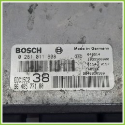 Centralina Motore Iniezione ECU BOSCH 0281011608 FIAT ULYSSE 2F 2.0 JTD 9648577180 2002 2010
