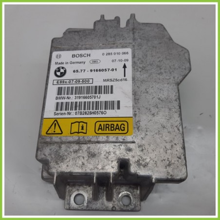 Centralina Airbag BOSCH 0285010066 BMW Serie 1 E81/E87 65.377-9166057-01 2007 2012