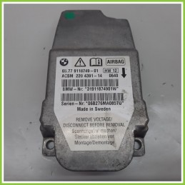 Centralina Airbag BMW 31911874901W BMW Serie 5 E60/E61 65.77-9118749-01 2003 2007