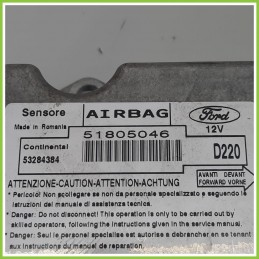 Centralina Airbag CONTINENTAL 53284384 FORD KA CCU 1.2 8V 51805046 2008 2013