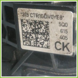Pinze Freno Posteriore Sinistro SX VOLKSWAGEN GOLF 1.6 5Q0615405 2012 2017 ATE 7010