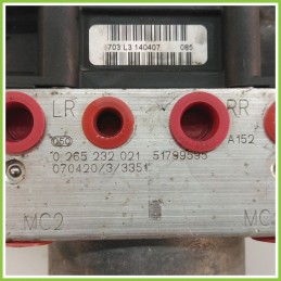 Centralina ABS Modulo Pompa BOSCH 0265800673 0265232021 FIAT PANDA 2Q Originale Usato