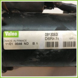 Motorino Avviamento VALEO D6RA62 OPEL CORSA X01 9130838