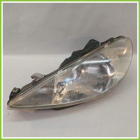 Faro Fanale Proiettore Anteriore Sinistro SX VALEO 89005132 PEUGEOT 206 9640559580 Usato
