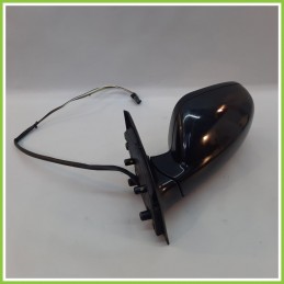 Specchio Specchietto Retrovisore Sinistro SX NERO PEUGEOT 307 2005 2008 Originale Usato
