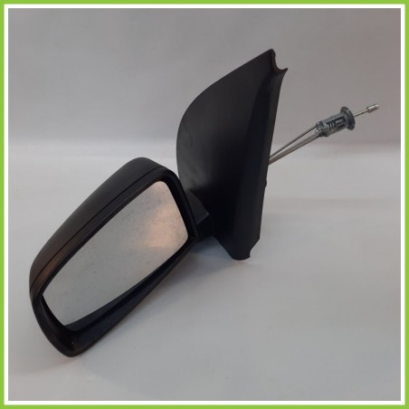 Specchio Specchietto Retrovisore Sinistro SX GOFFRATO FIAT PANDA 2Q 2003 2010 FICOSA FICOMIRRORS 011003 Originale Usato